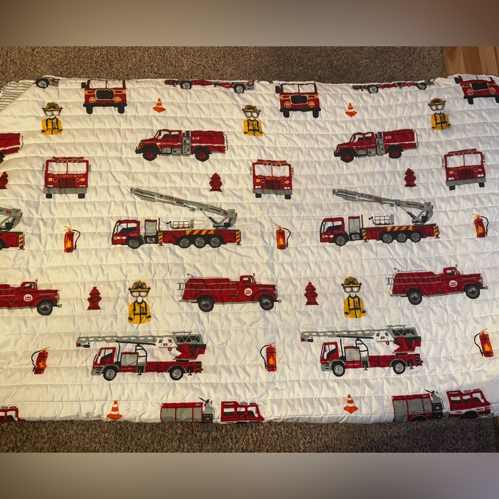 Fire Truck Themed Kids Comforter